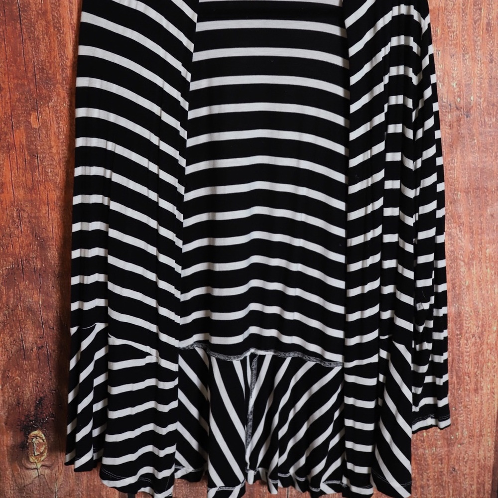 Dress Barn black and white cardigan.